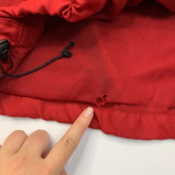 Weatherproof WP Golf Jacket Mens L Large Red Half Zip Pullover Water Resistant - Picture 11 of 15